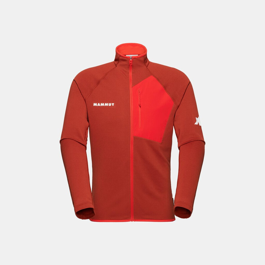 assos x mammut aenergy light ml ジャケット メンズ レッド