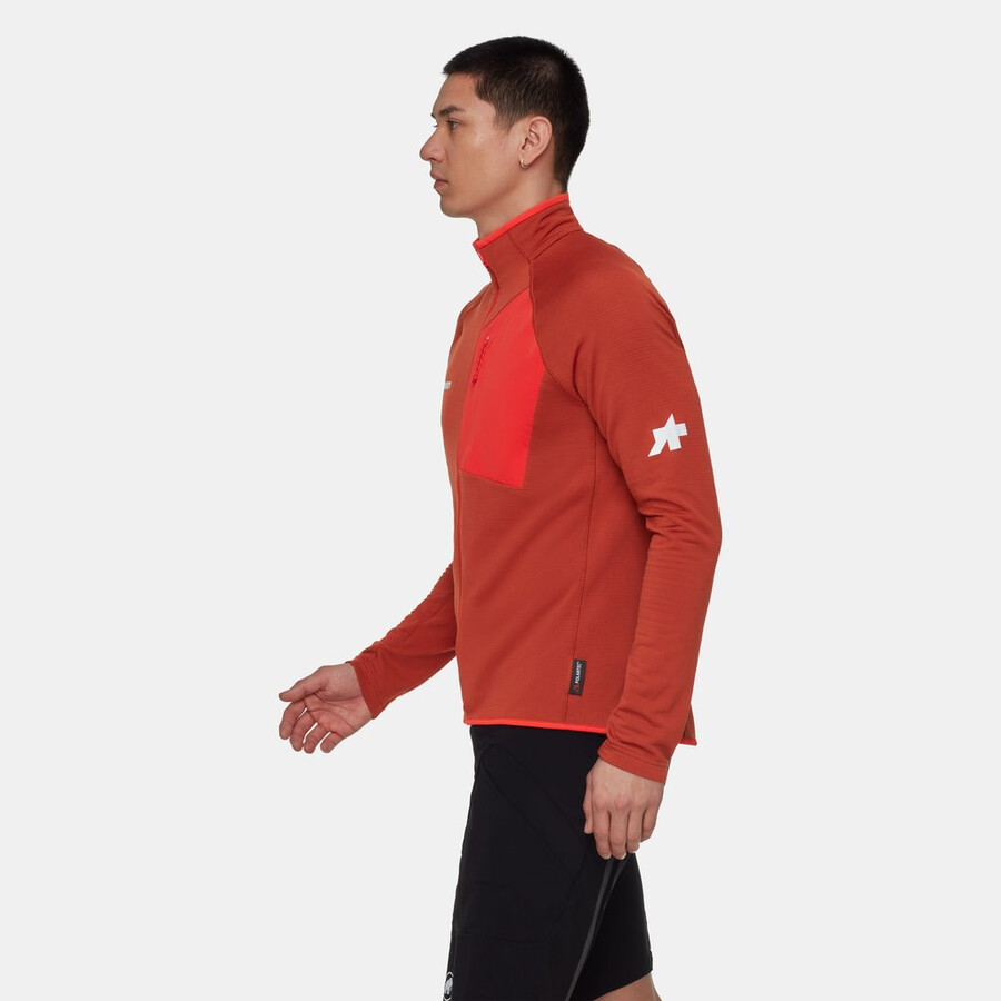 assos x mammut aenergy light ml ジャケット メンズ レッド