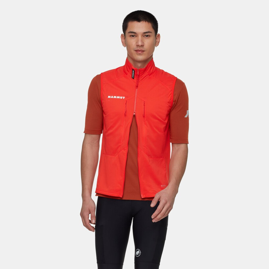 assos x mammut ml ハイブリッド ベスト メンズ マムート レッド