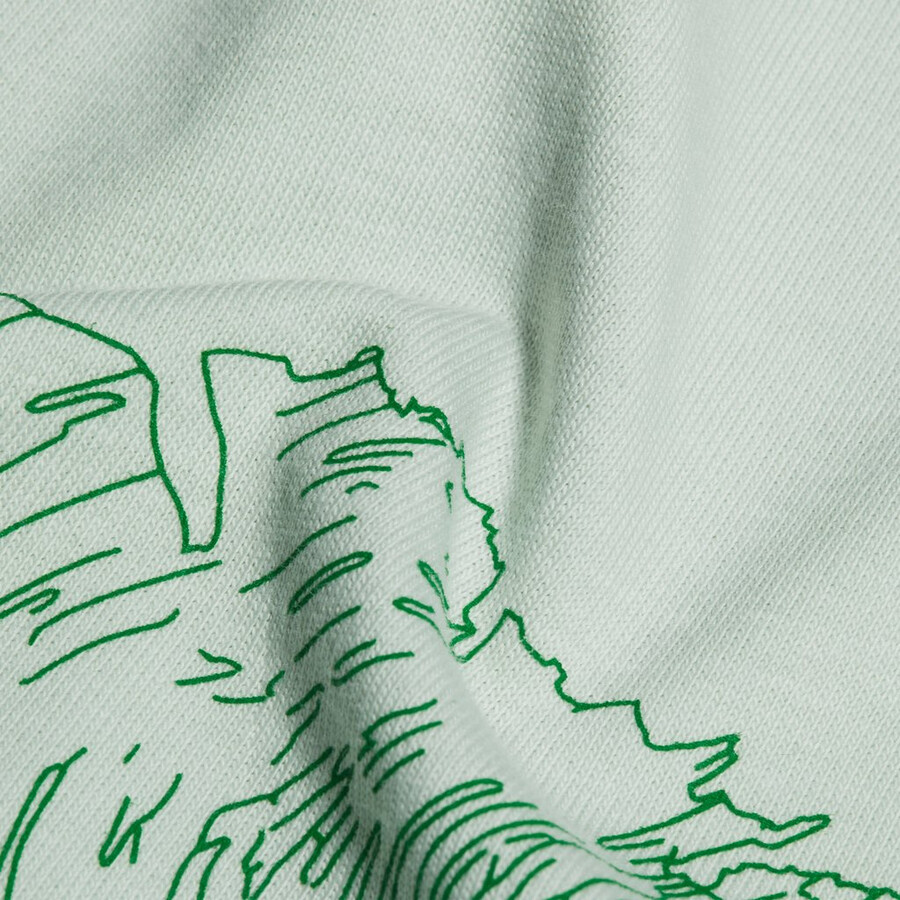 マムート ベース リラックス tシャツ メンズ グレイシャー シルバー セージ