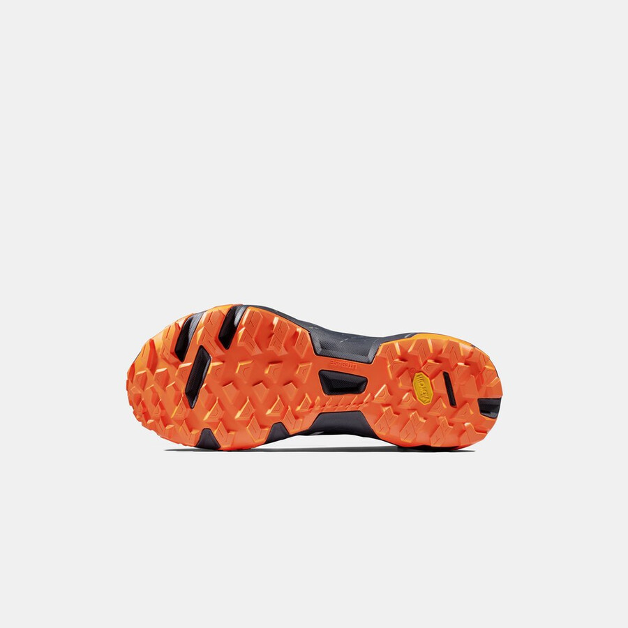 aenergy tr boa mid gtx メンズ ブラック-ダークタンジェリン