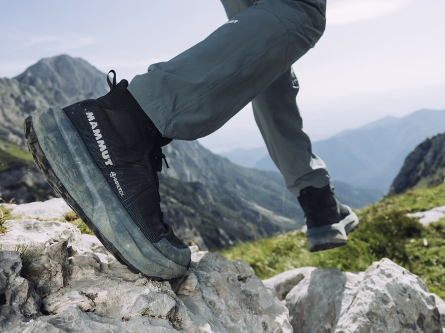 aenergy mtn mid gtx メンズ ブラックダークスチール