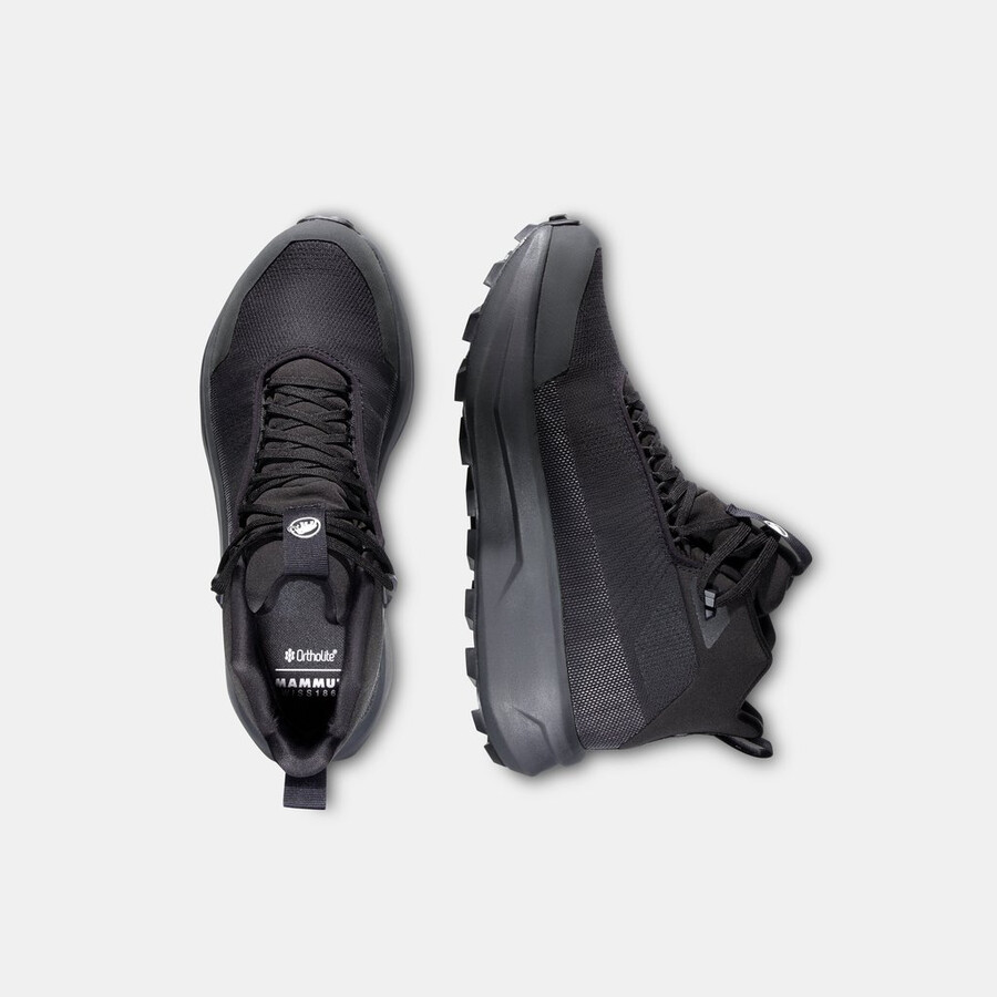 aenergy mtn mid gtx メンズ ブラックダークスチール