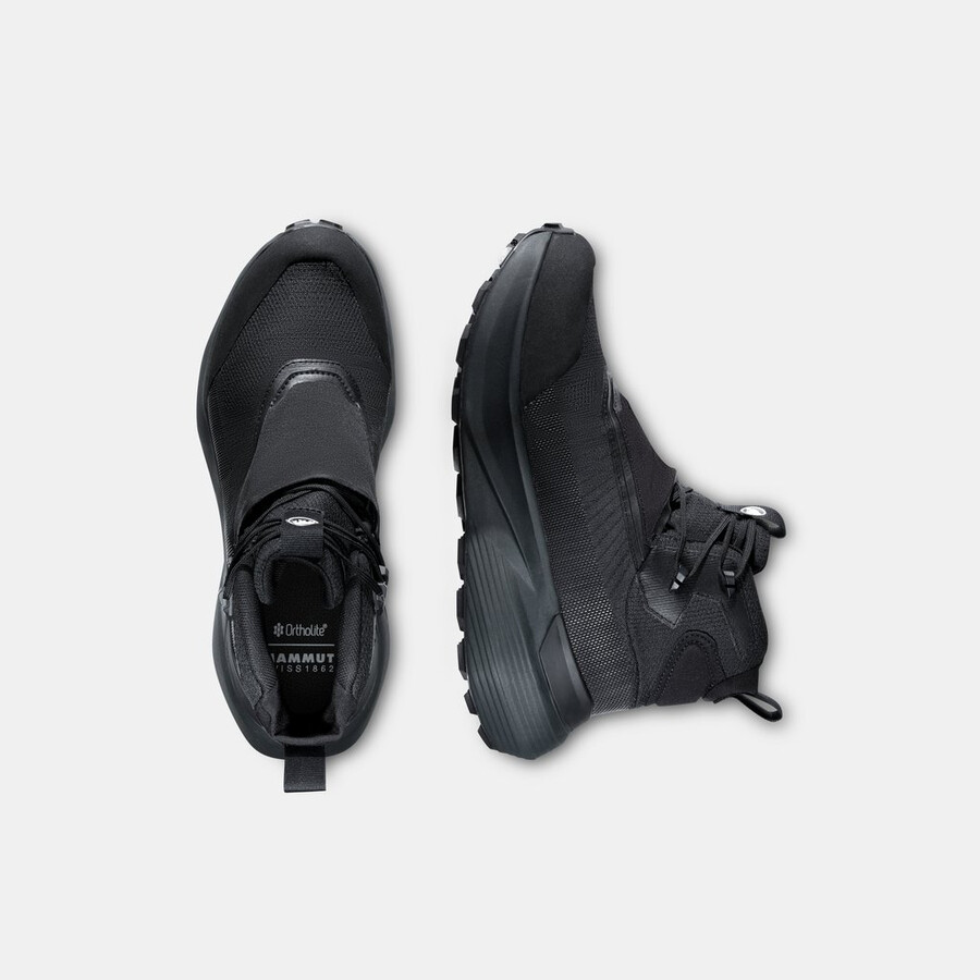 aenergy ultra mid gtx メンズ ブラックダークスチール
