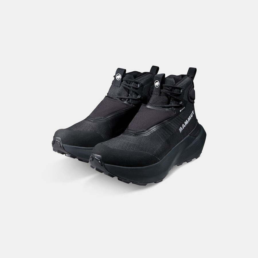 aenergy ultra mid gtx メンズ ブラックダークスチール