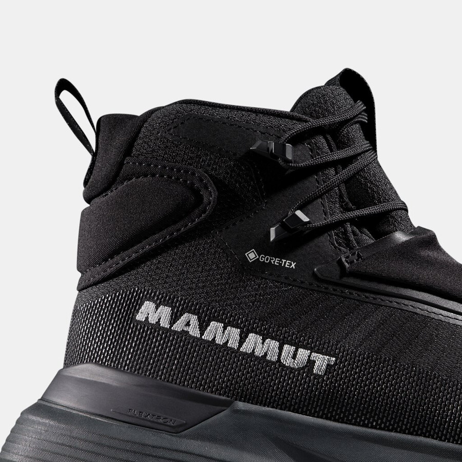 aenergy ultra mid gtx メンズ ブラックダークスチール