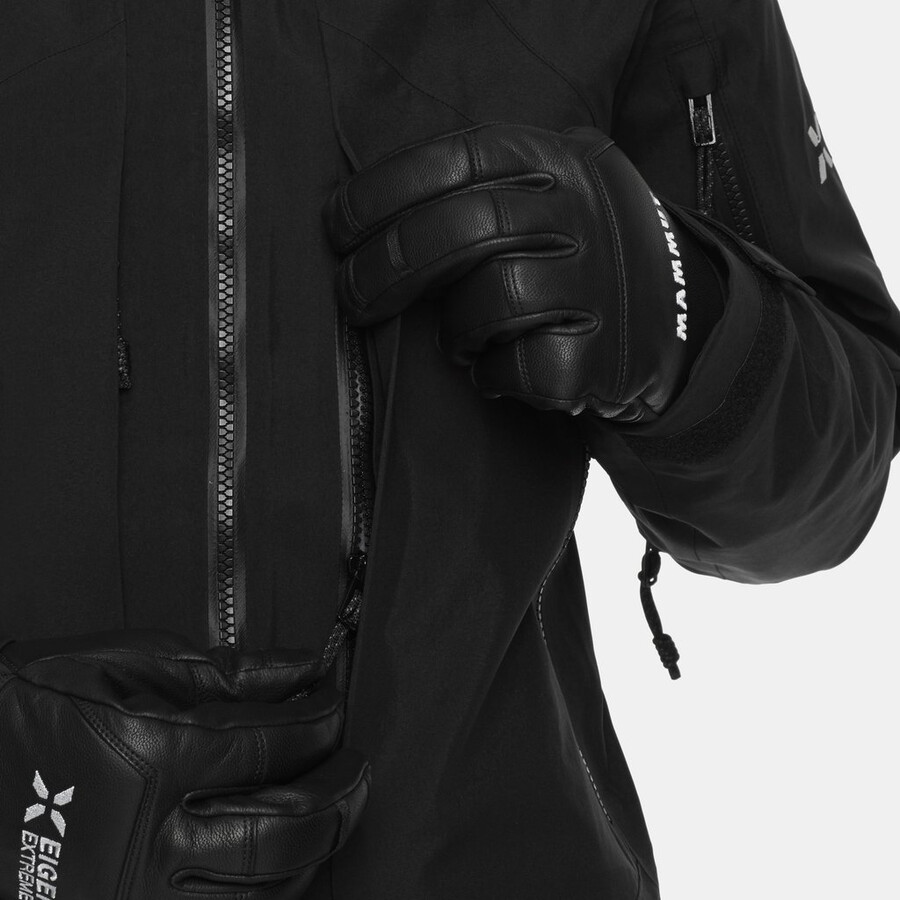 アイガー ノルドヴァント プロ hs フード付きジャケット レディース ブラック