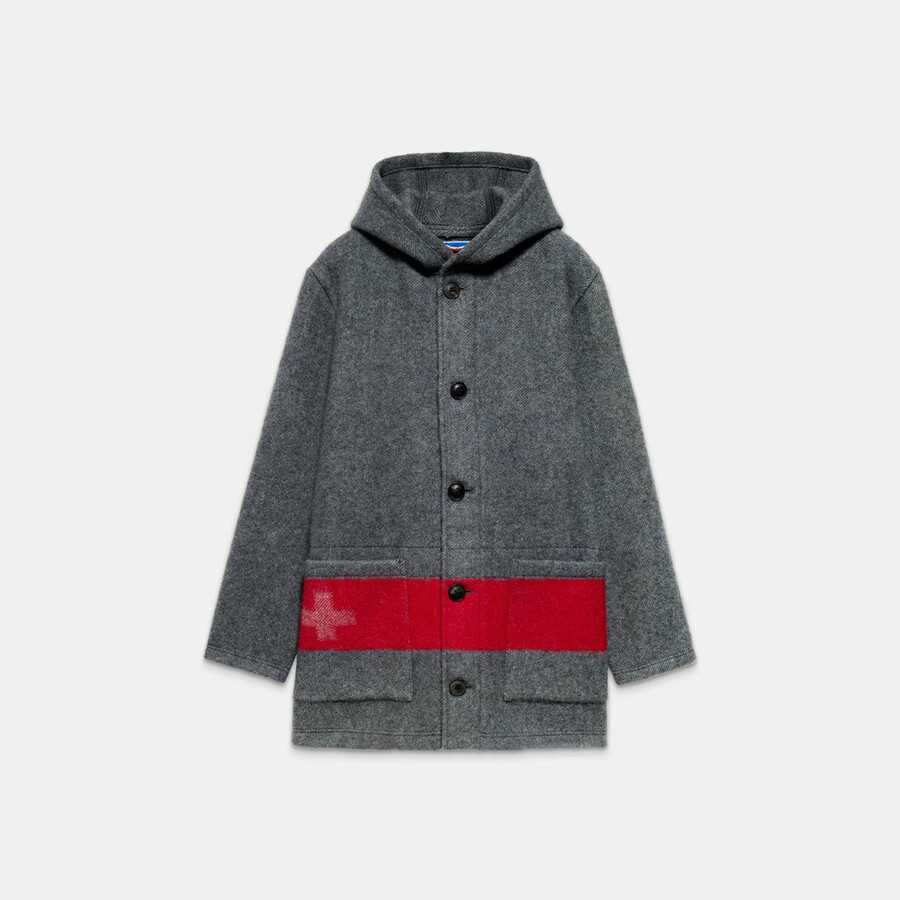 mammut x cabourn direttissima ブランケット ジャケット ヴィンテージ アース-マムート レッド