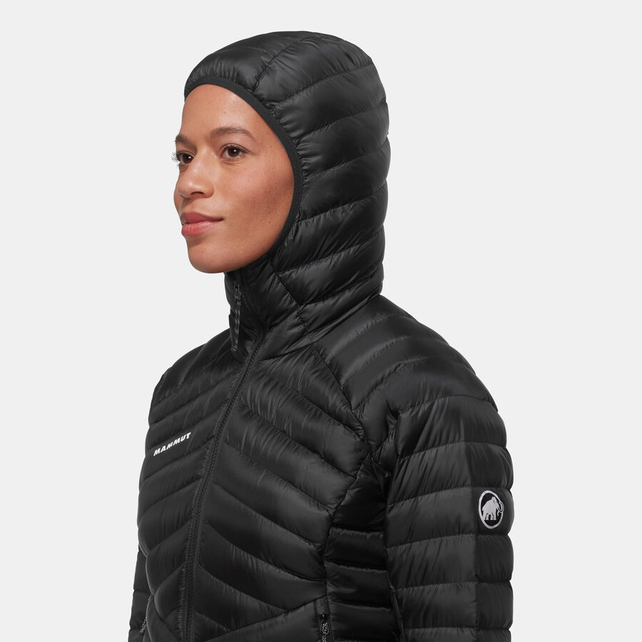 ブロードピーク in フード付きジャケット レディース ヴィンブラック