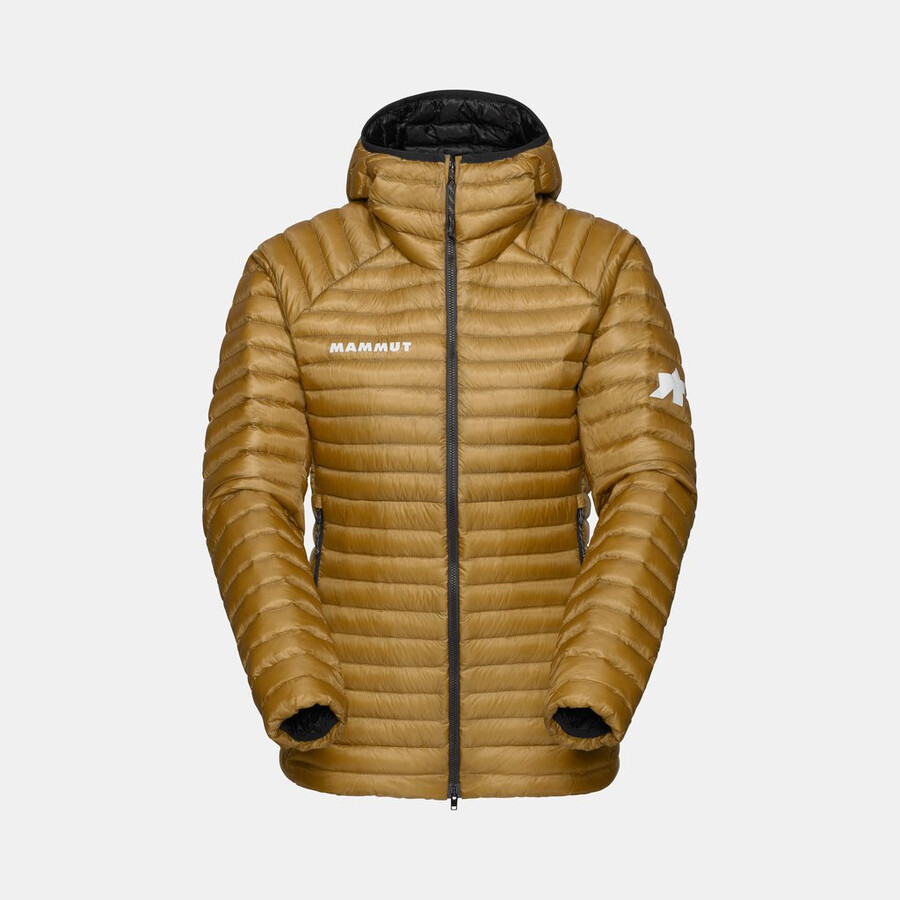 assos x mammut aenergy in フード付きジャケット レディース ナチュラルブラウンベージュ