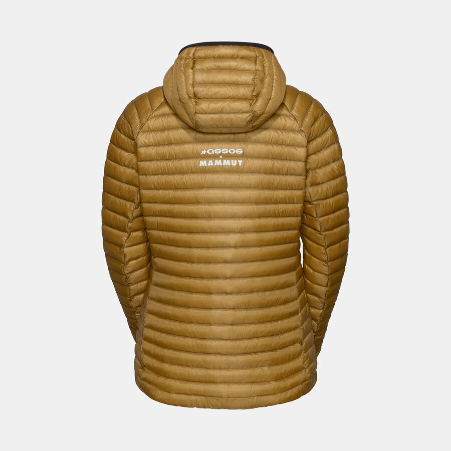 assos x mammut aenergy in フード付きジャケット レディース ナチュラルブラウンベージュ