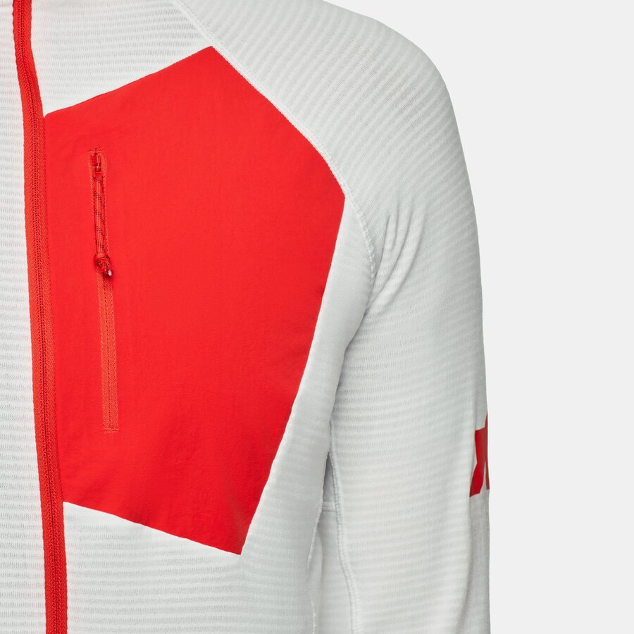 assos x mammut aenergy light ml ジャケット レディース ホワイトレッド