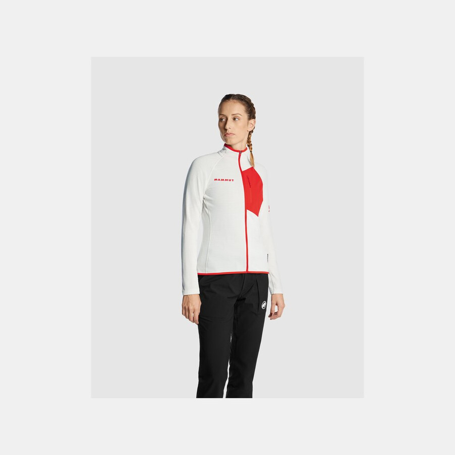 assos x mammut aenergy light ml ジャケット レディース ホワイトレッド