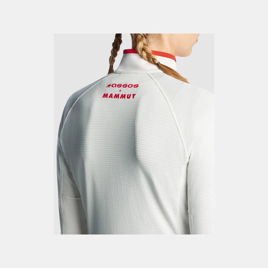assos x mammut aenergy light ml ジャケット レディース ホワイトレッド
