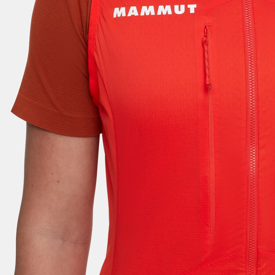 assos x mammut ml ハイブリッドベスト レディース マムート レッド