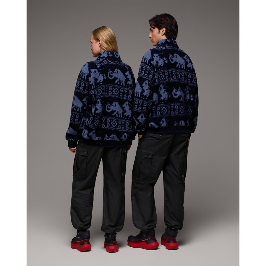 mammut x cabourn direttissima wool ml jacket ブラック ネイビー - ライト ネイビー