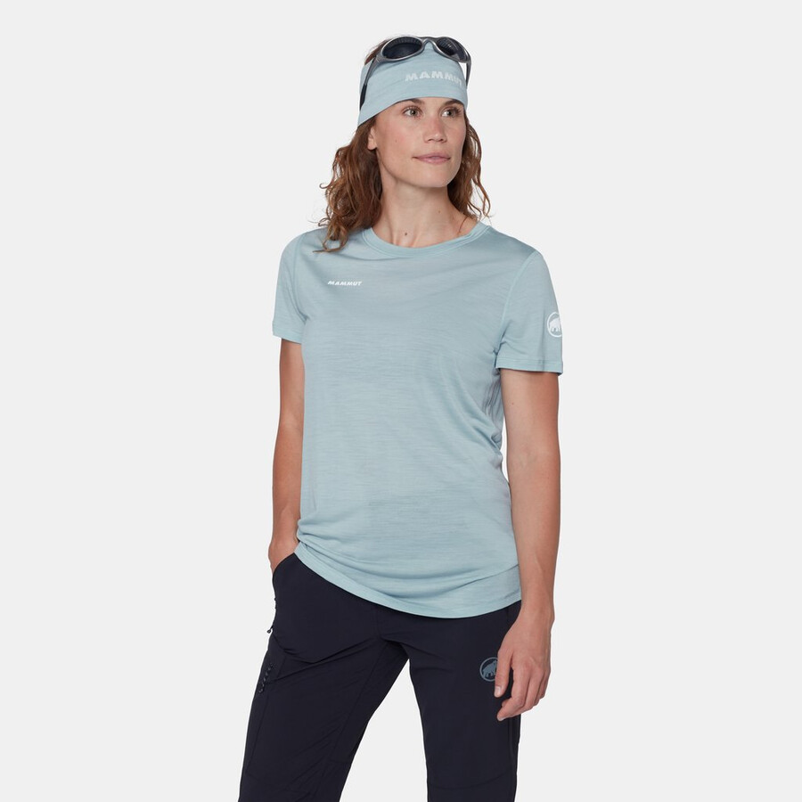 ツリーウール fl tシャツ レディース マムート レッド