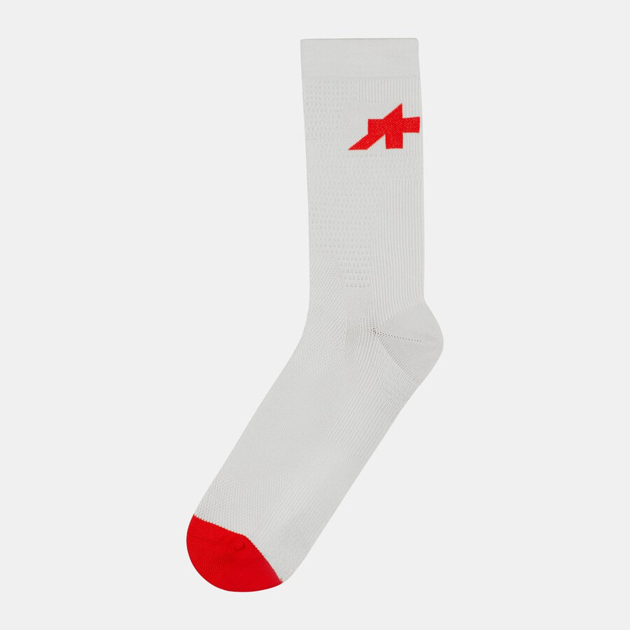 assos x mammut グラベルソックス サマー ホワイトレッド