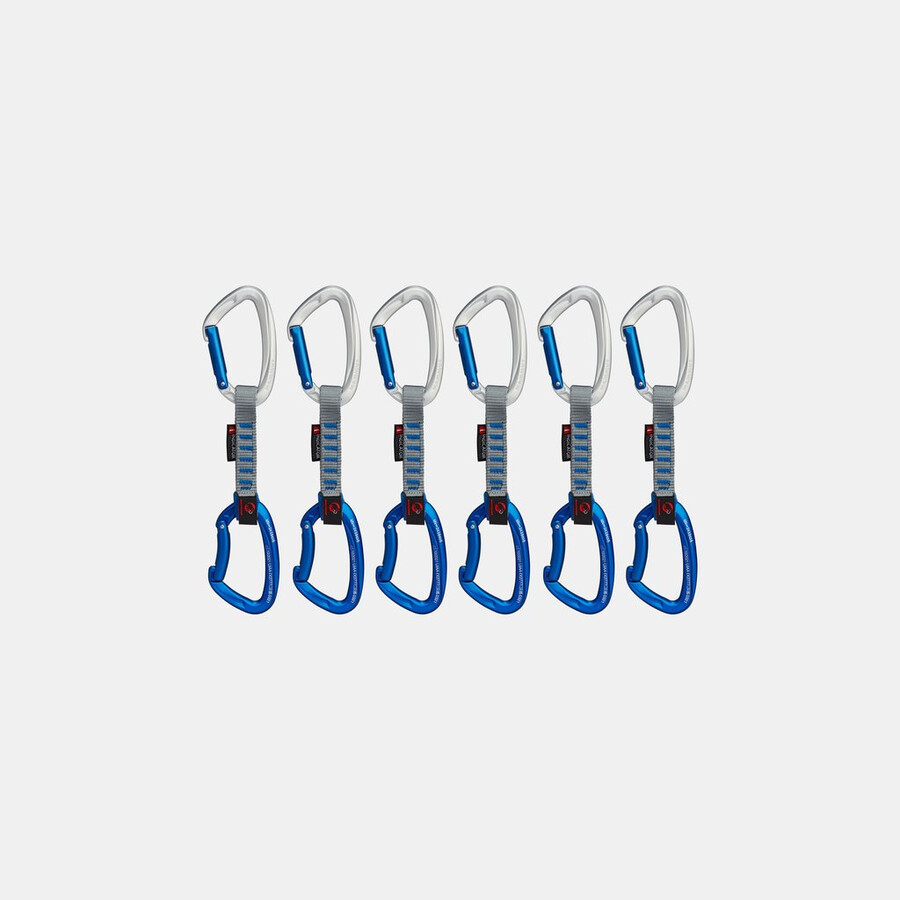 crag keylock 10 cm インジケーター 6個パック クイックドロー シルバーウルトラマリン