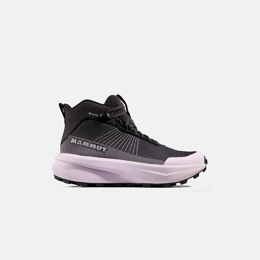 aenergy mtn mid gtx レディース ブラック-アルパイン カラミント