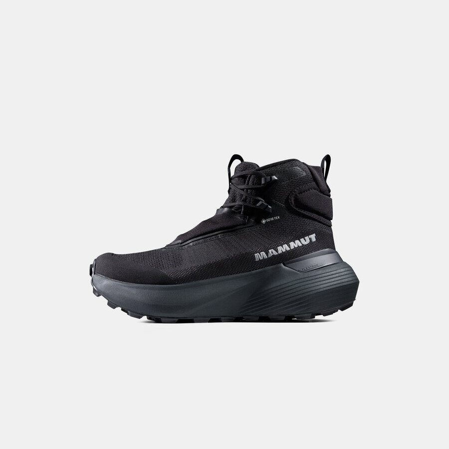 aenergy ultra mid gtx レディース ブラックダークスチール